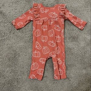 Cat & Jack Pumpkin One Piece, 0-3 months